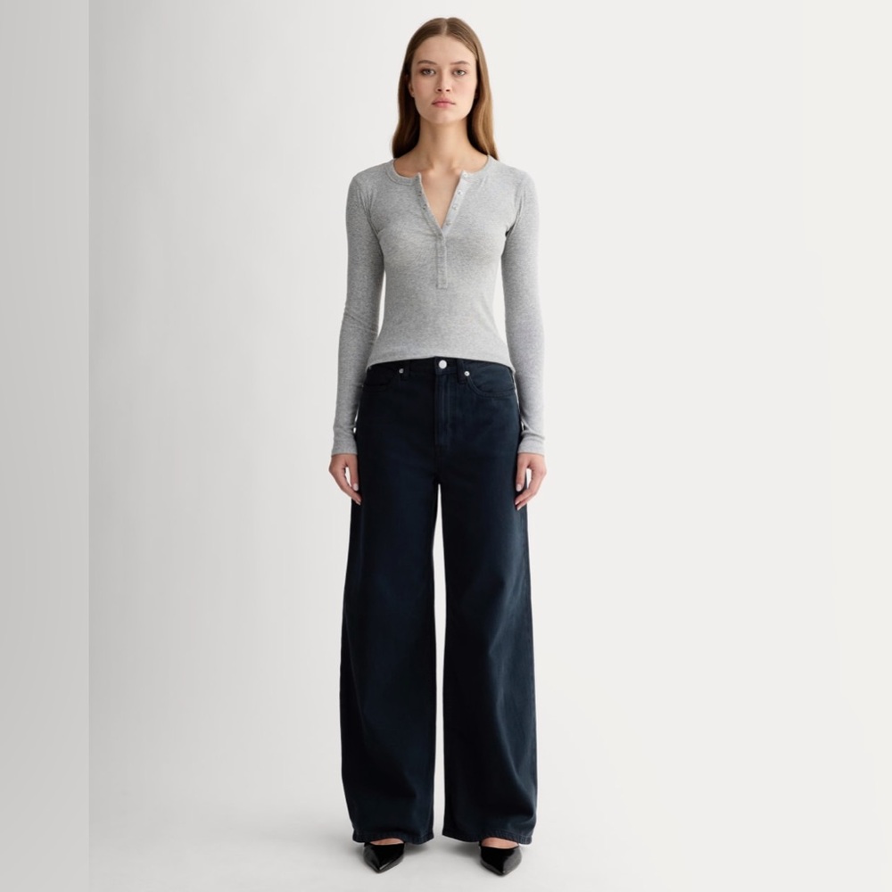 Everlane Luxe rib Henley